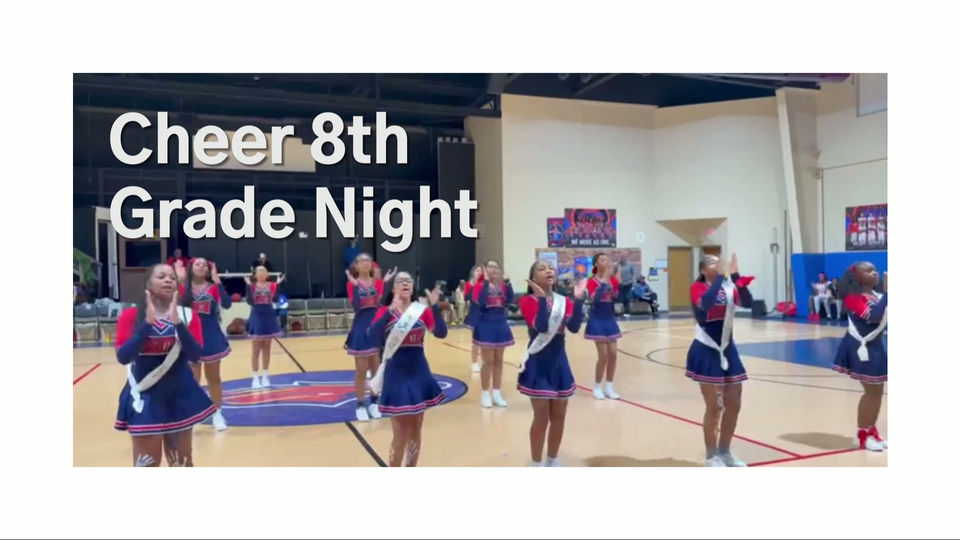 Cheer 8th Grade Night